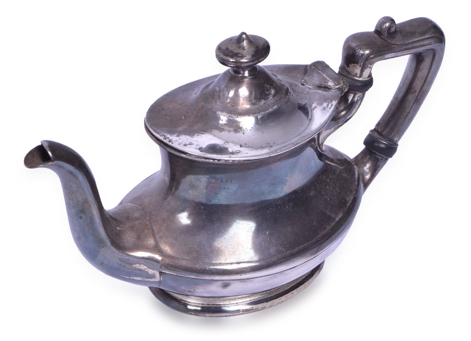 Gorham Mfg. Co. 1913 Chicago Rock Island Lines Railroad 1/2 Pint Teapot (1 of 4)