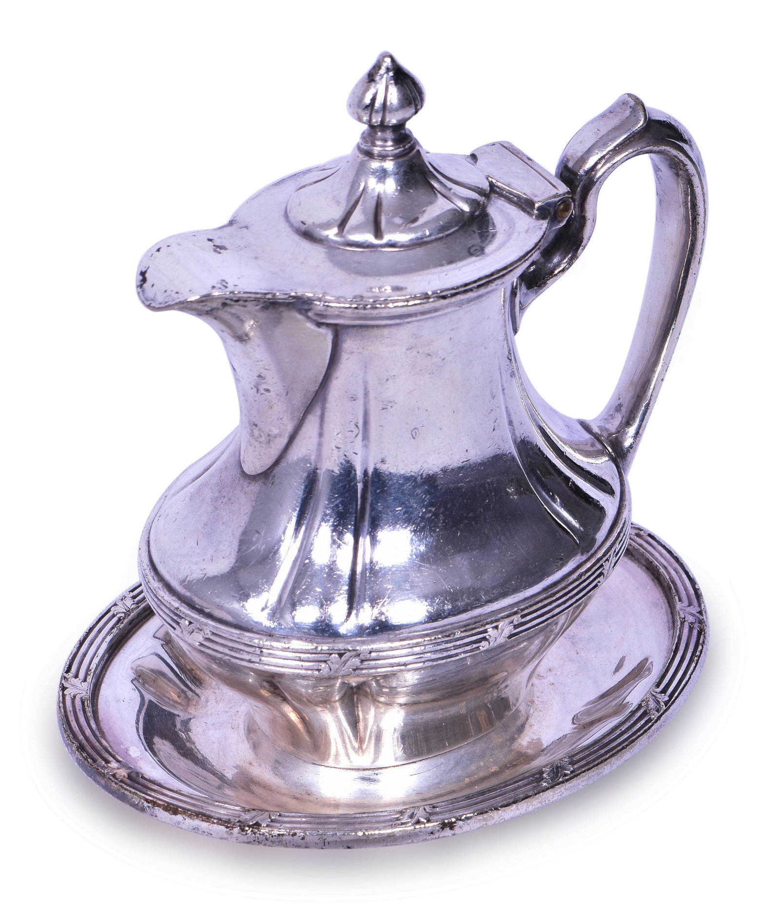 R. Wallace Chicago, Rock Island and Pacific Railroad Syrup Pitcher (1 of 5)