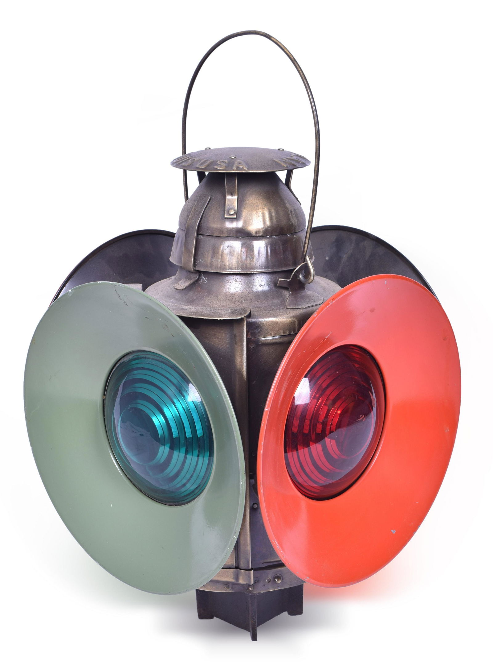 Restored Missouri Pacific Railroad Handlan Switch Lamp (1 of 5)