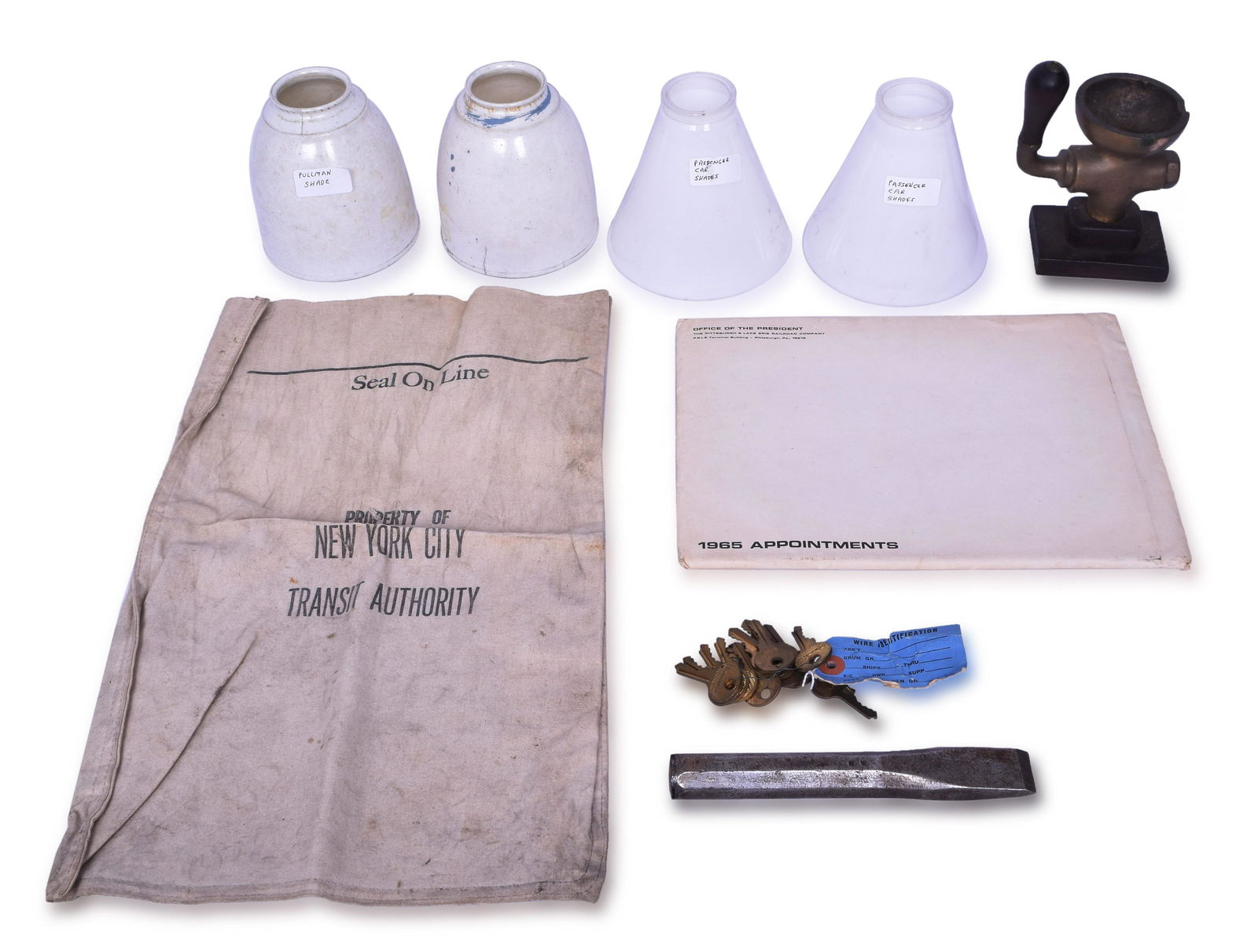 Mixed Railroadiana Group - Pittsburgh & Lake Erie, Norfolk and Western, New York City Transit, etc. (1 of 9)