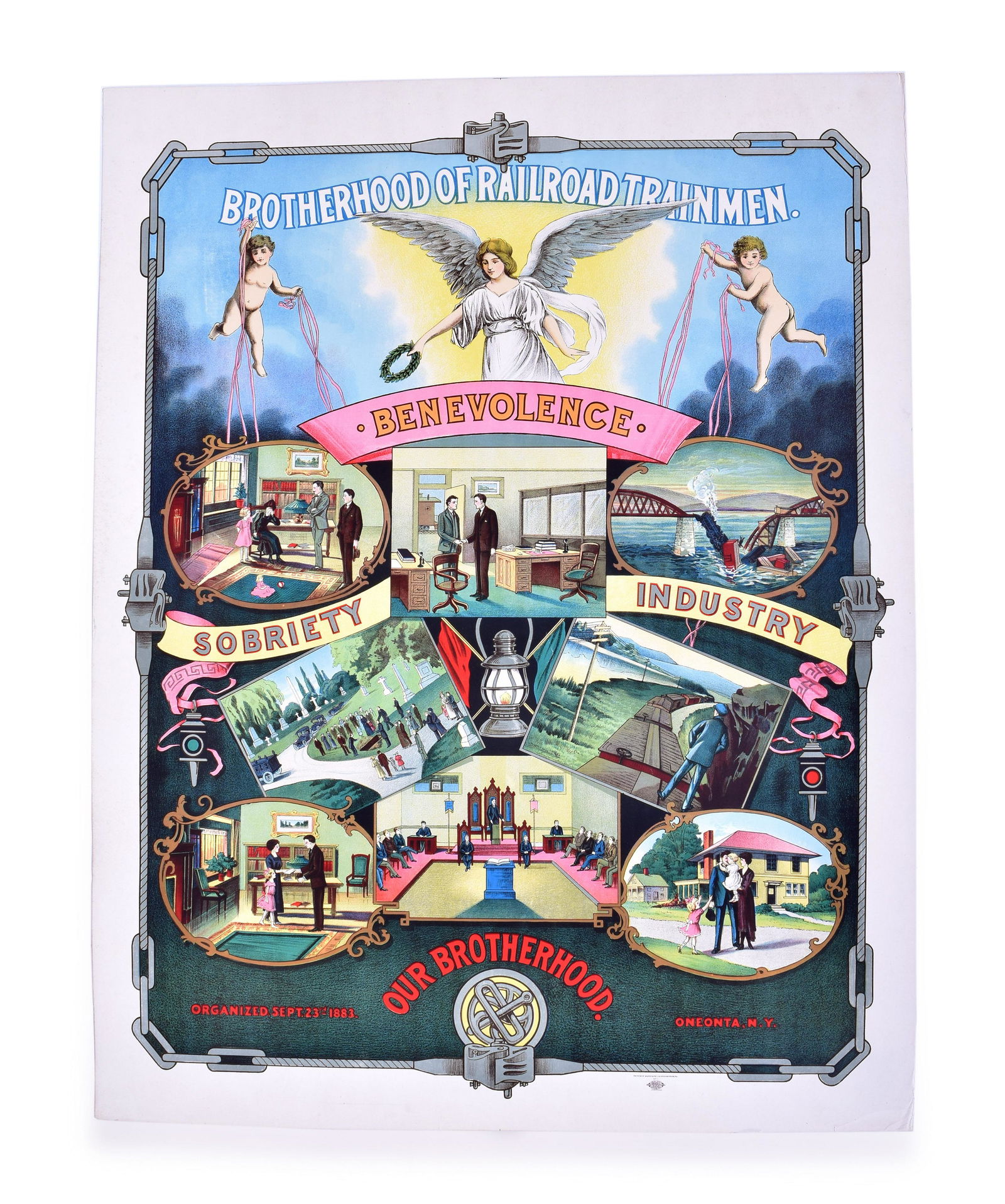 Brotherhood of Railroad Trainmen Advertising Poster (1 of 2)