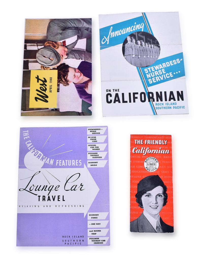 Southern Pacific Railroad and Rock Island Advertisements for The Californian - 1937 to 1940 (1 of 2)