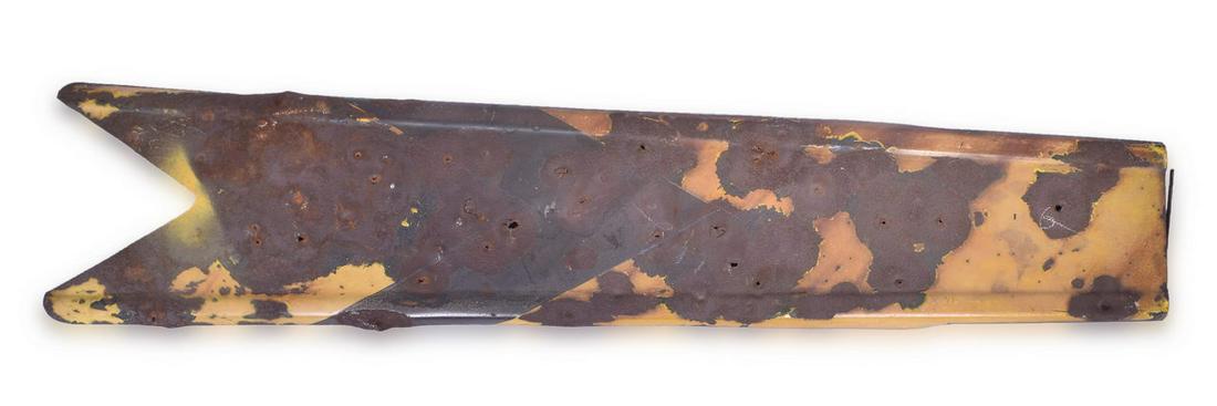 Porcelain Railroad Semaphore Blade (1 of 3)