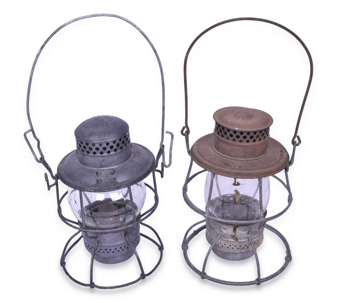 Pair of Adlake New York Central Railroad Lanterns (1 of 6)