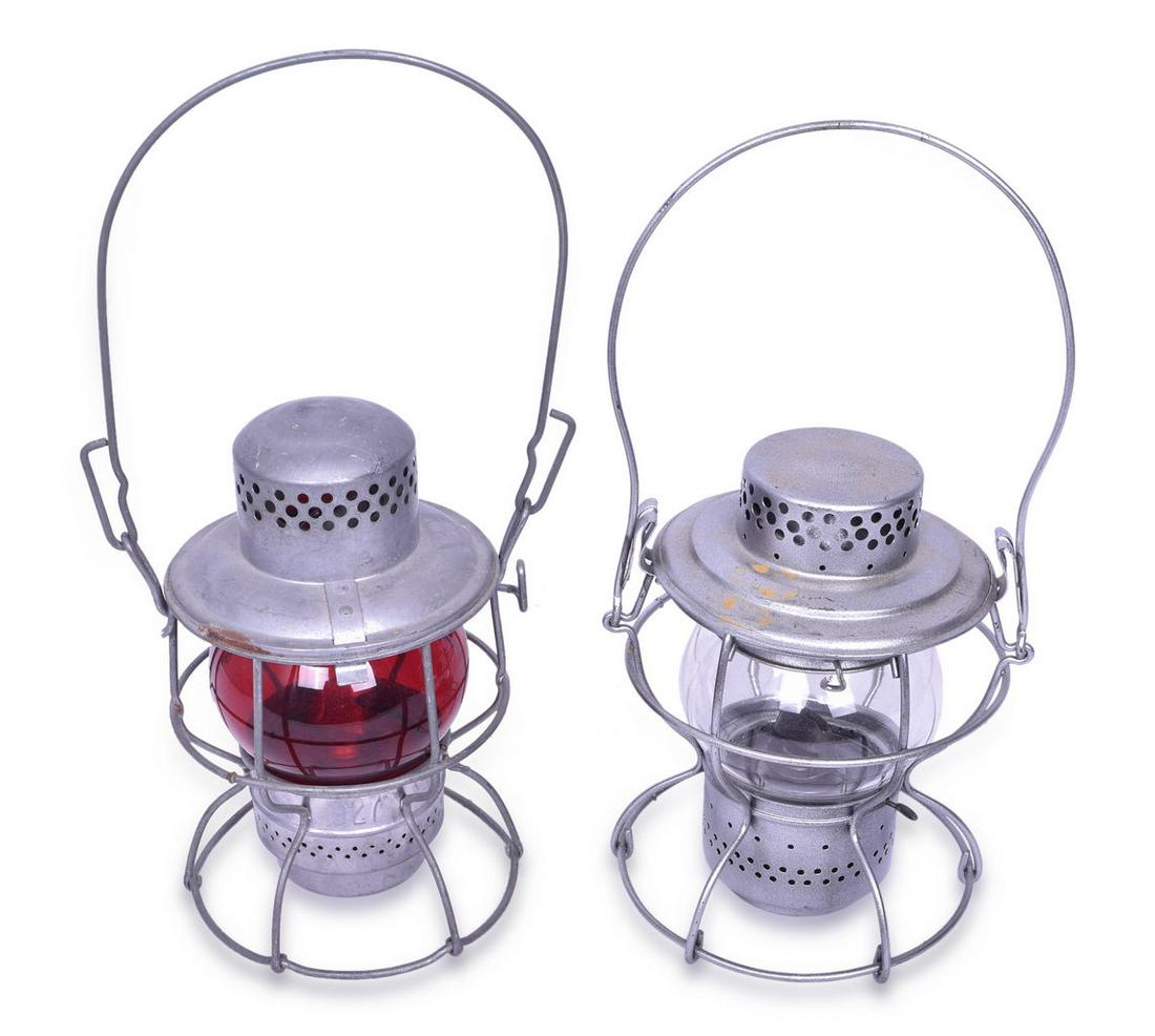 Pair of Restored / Unmarked Lanterns - Handlan and 927 (1 of 6)