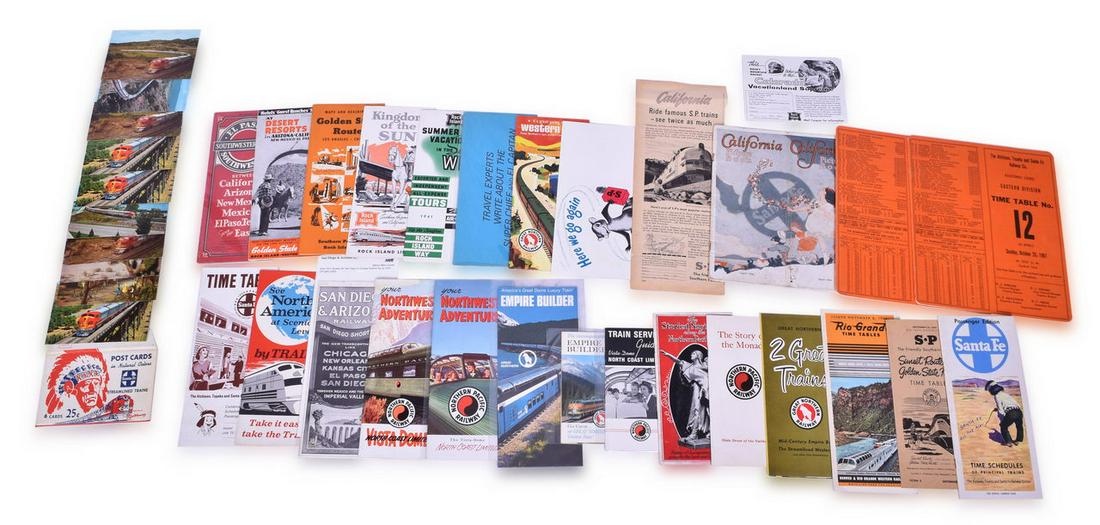 28 Rock Island & South Pacific Railroad Western Travel Brochures, Timetables, Advertisements - (1 of 3)