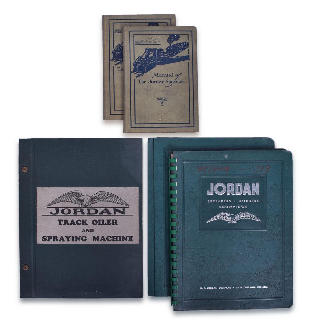 Five Jordan Company Manuals - 1924 Manual of The Jordan Spreader, 1928 Ditcher-Snow Plow, 1928 Track (1 of 2)