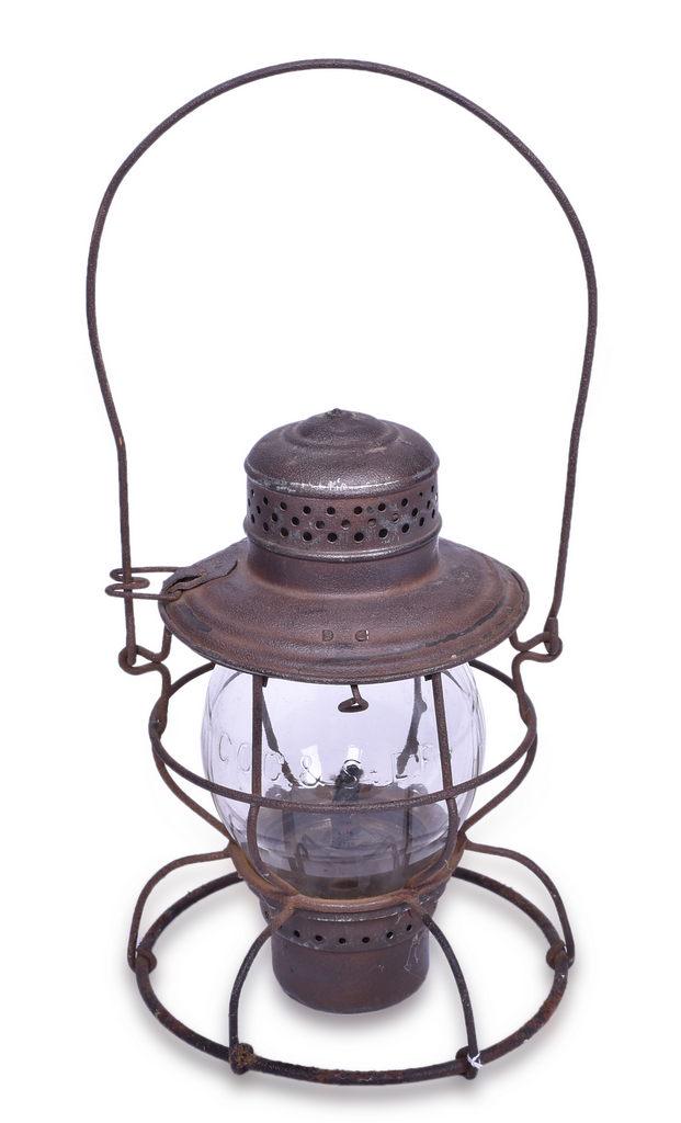 Handlan Big Four Railroad Lantern w/ Clear Cast CCC & StL Ry Globe (1 of 5)