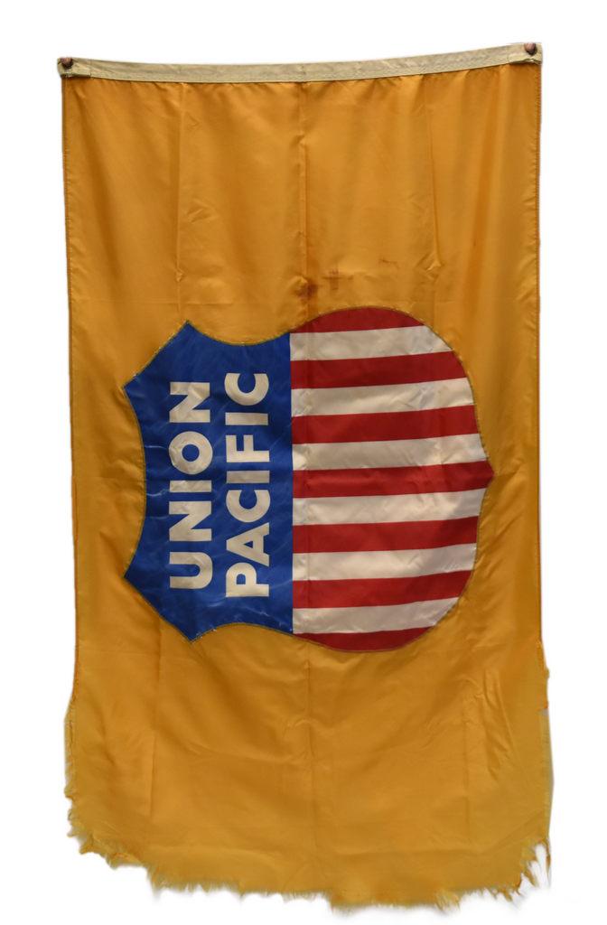 Pair of Official Union Pacific Railroad 3'x5' Nylon Flags (1 of 2)