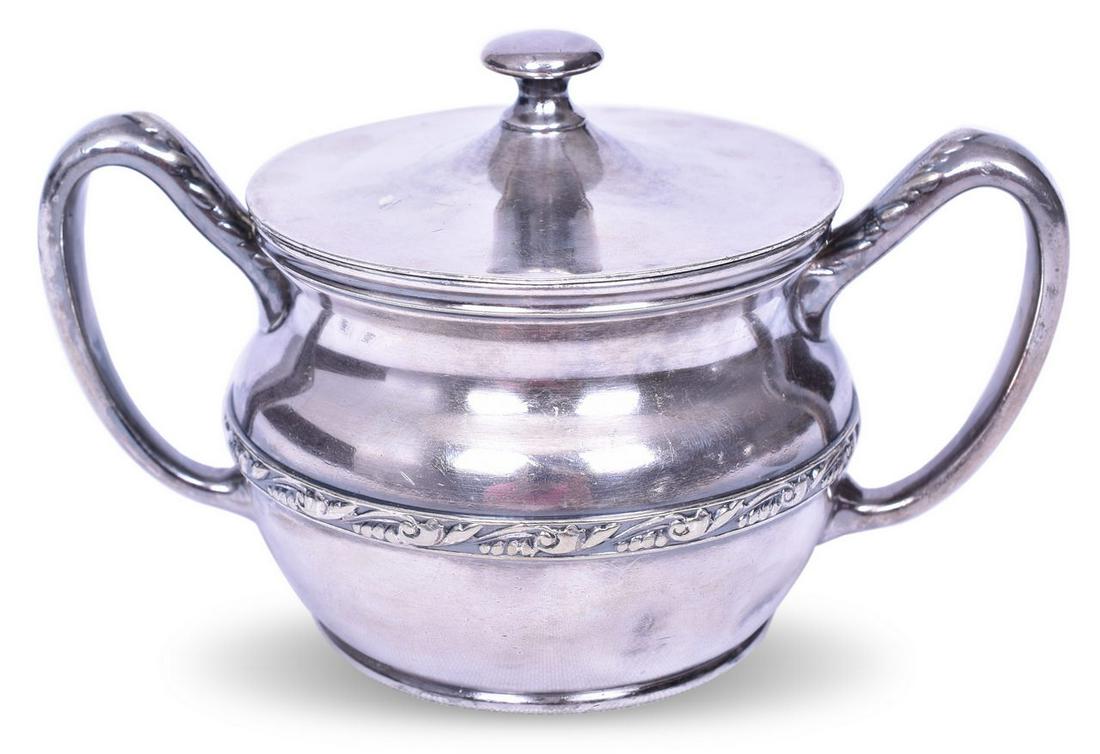 Reed & Barton Colorado Midland Railway Sugar Bowl 12 Oz (1 of 5)