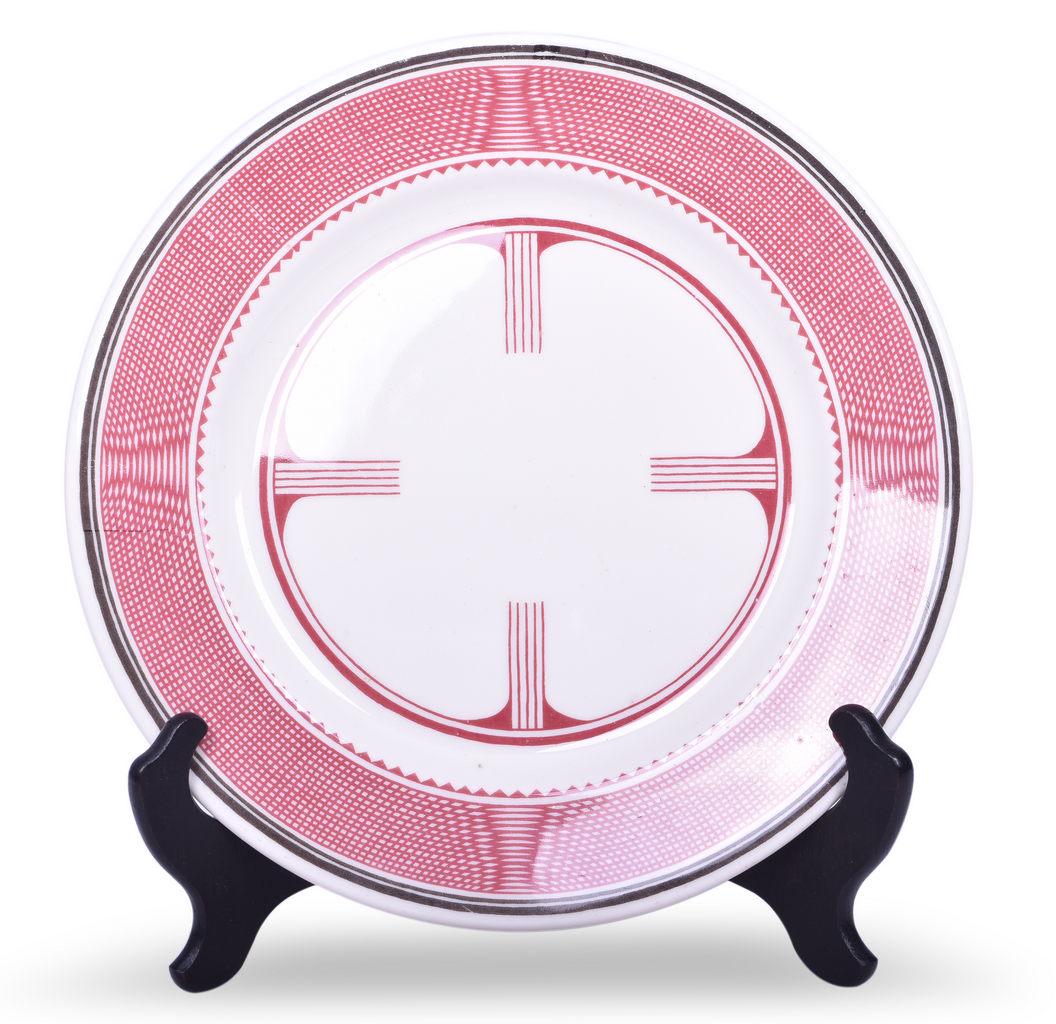 Atchison, Topeka, And Santa Fe Railroad China Ancient Mimbreno Dinner Plate Fred Harvey (1 of 3)