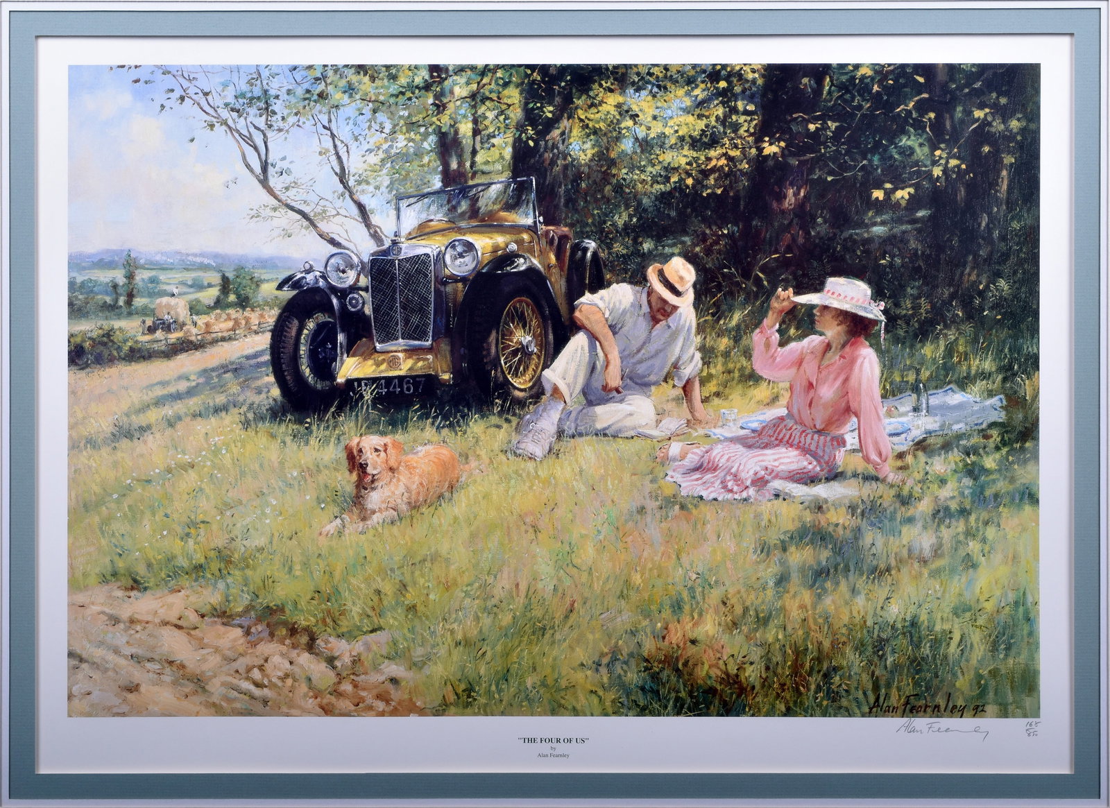 MG Magna Closed Edition Print by Alan Fearnley - The Four of Us (1 of 5)