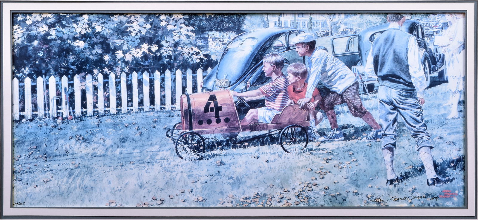 John Fracis Marsh - Sunday Spin - Closed Edition Racing Print (1 of 5)