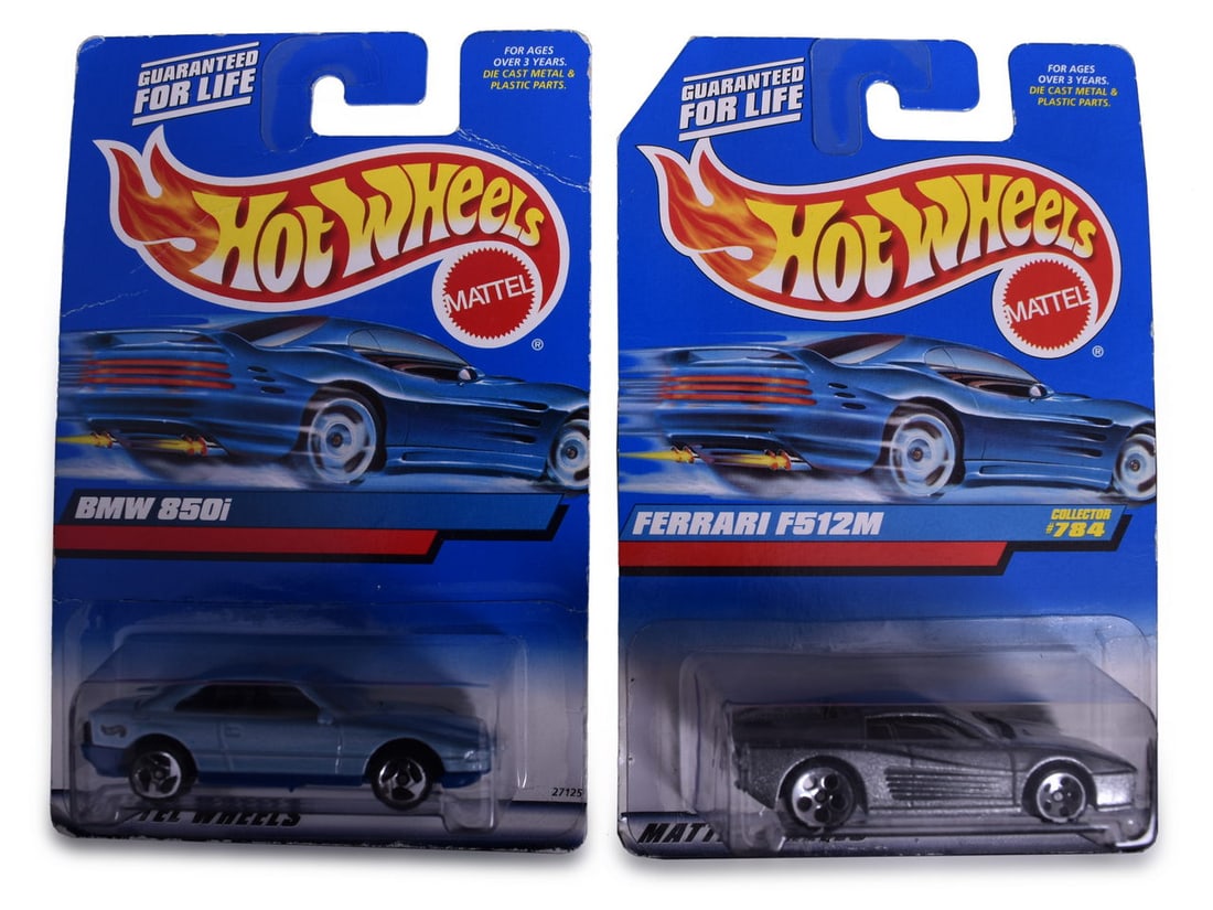 Fourteen Hot Wheels Die Cast Cars New on Card, Collector's Display Case, Computer Cars, and Happy (1 of 5)