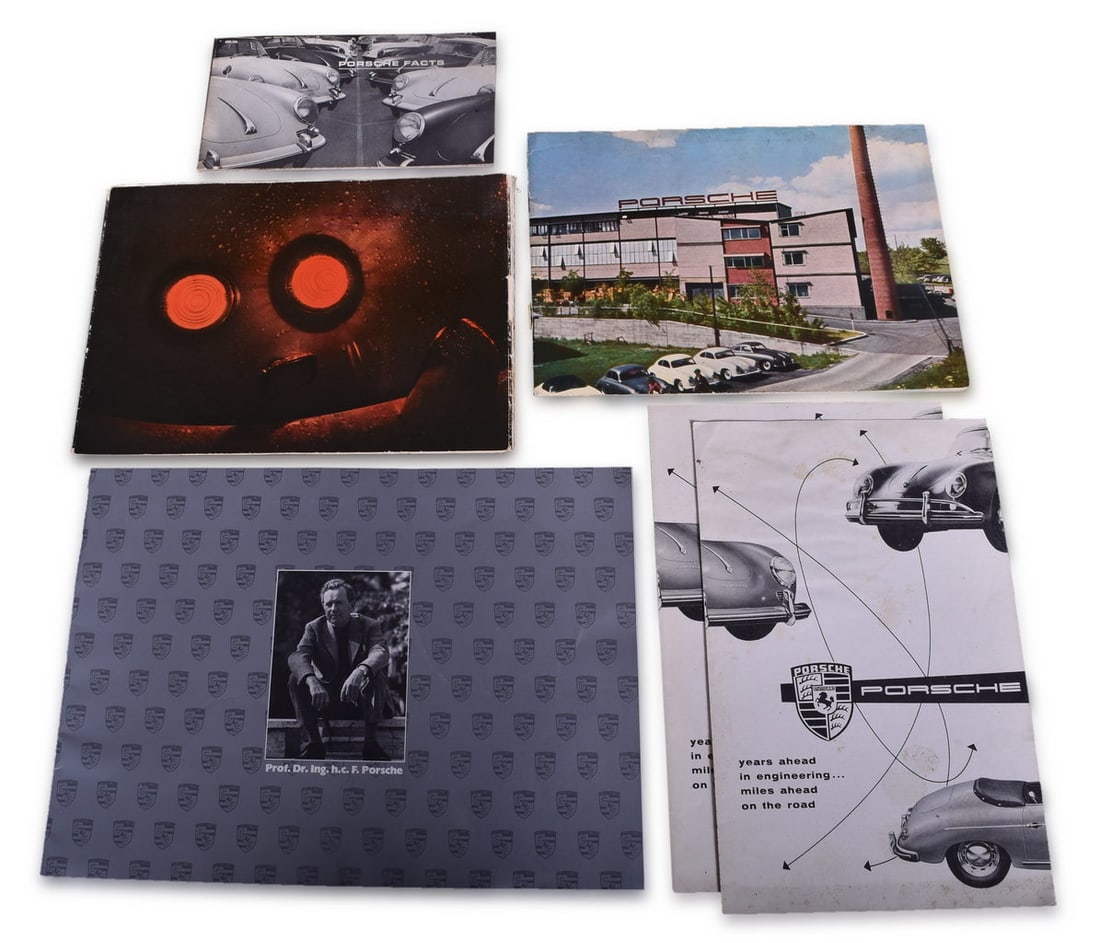 1956 and 1989 Porsche Consumer Literature Group (1 of 3)