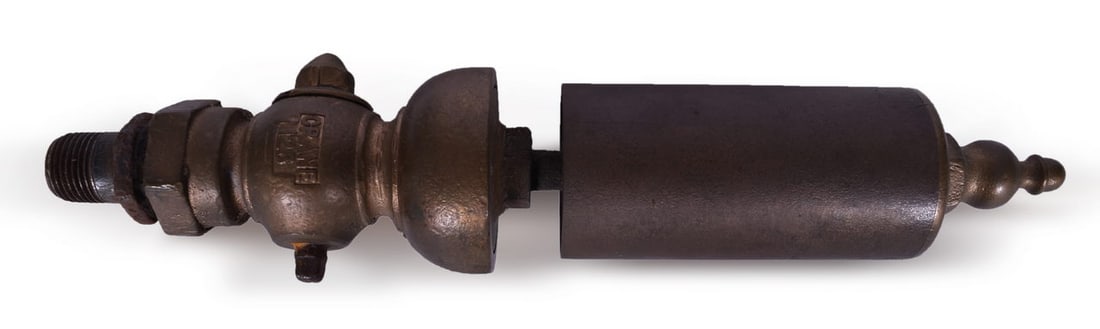 Crane Company 125 Single Chime Brass 10 1/2" Whistle (1 of 3)