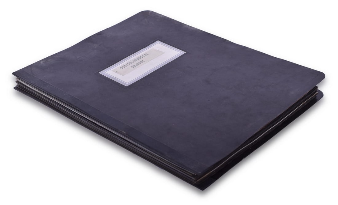 Short Line Railroads of New Jersey Ephemera Binder - Photographs, Timetables, Newspaper Clippings, (1 of 4)