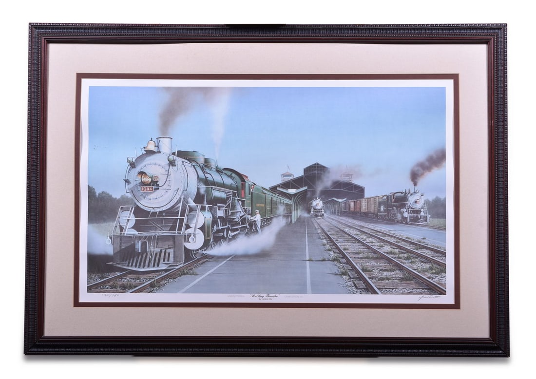 Jim Booth Southern Railway #1604 Rolling Thunder Signed and Numbered Print (1 of 3)