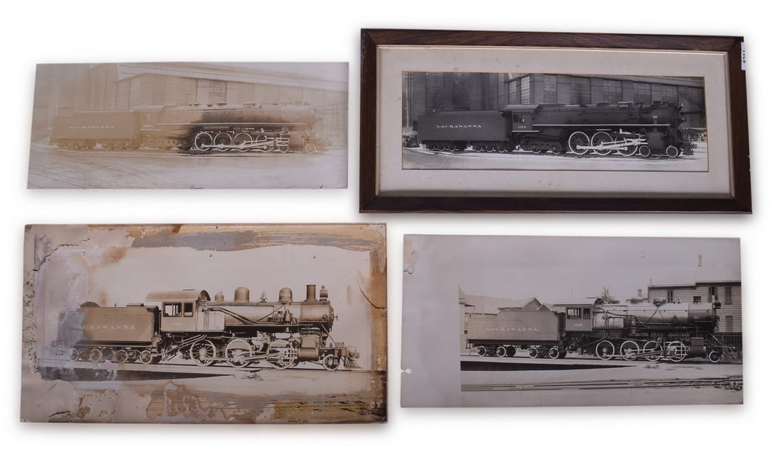 Four American Locomotive Company / Alco Builders Photographs - Lackawanna Railroad Steam Engines (1 of 5)