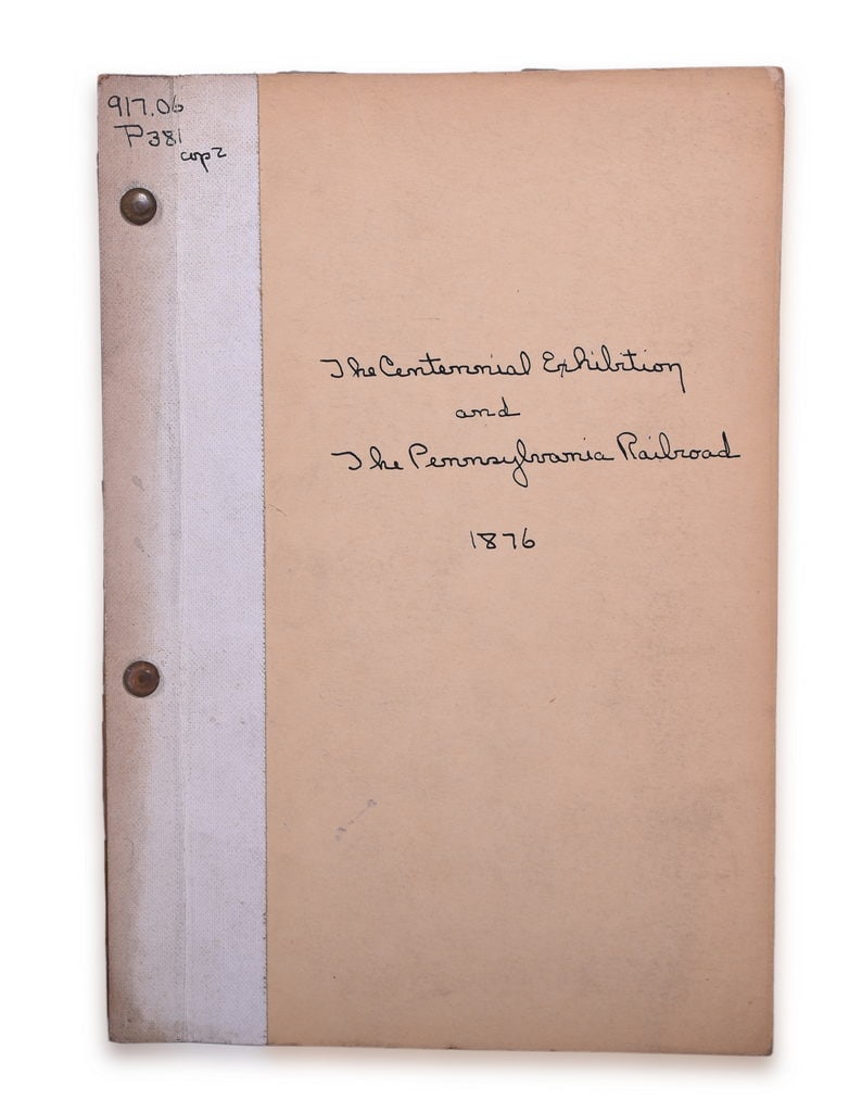 1876 The Centennial Exhibition and The Pennsylvania Railroad Pamphlet with Map (1 of 3)