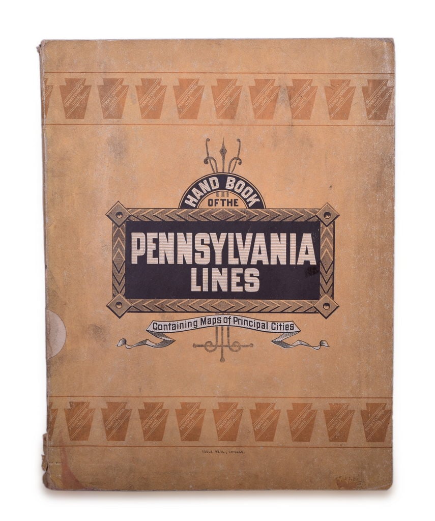 1888 Hand Book of the Pennsylvania Lines Containing Maps of Principal Cities - First Edition (1 of 3)