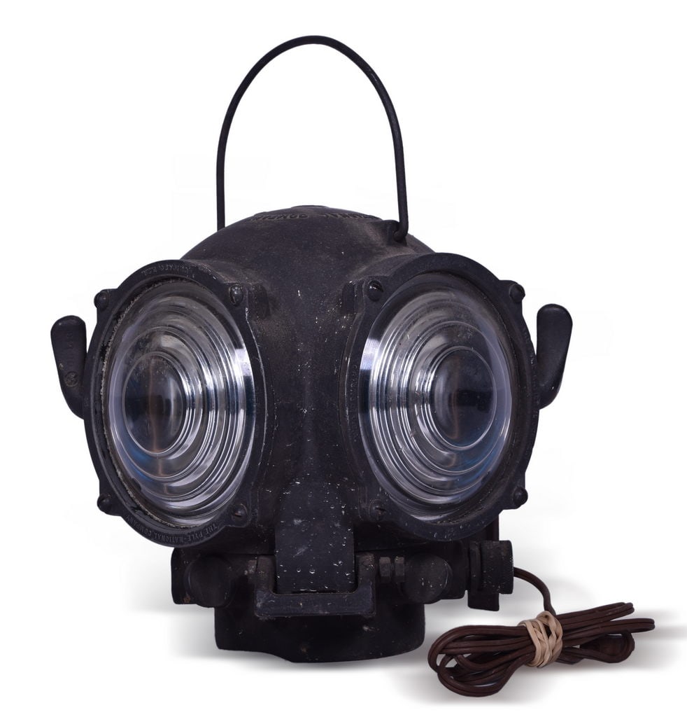 Pyle National Locomotive Marker Lamp w/ Green & Clear Lens (1 of 5)