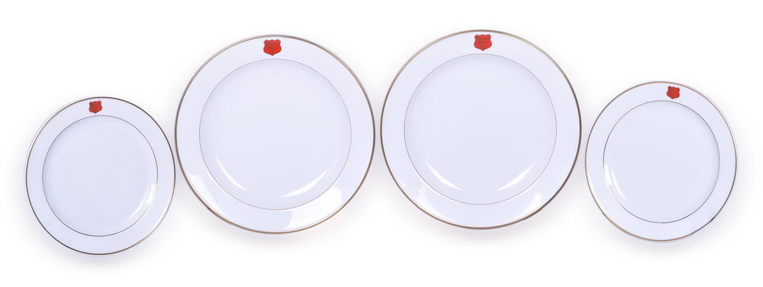 Four Wisconsin Central Limited Railroad China Plates (1 of 4)