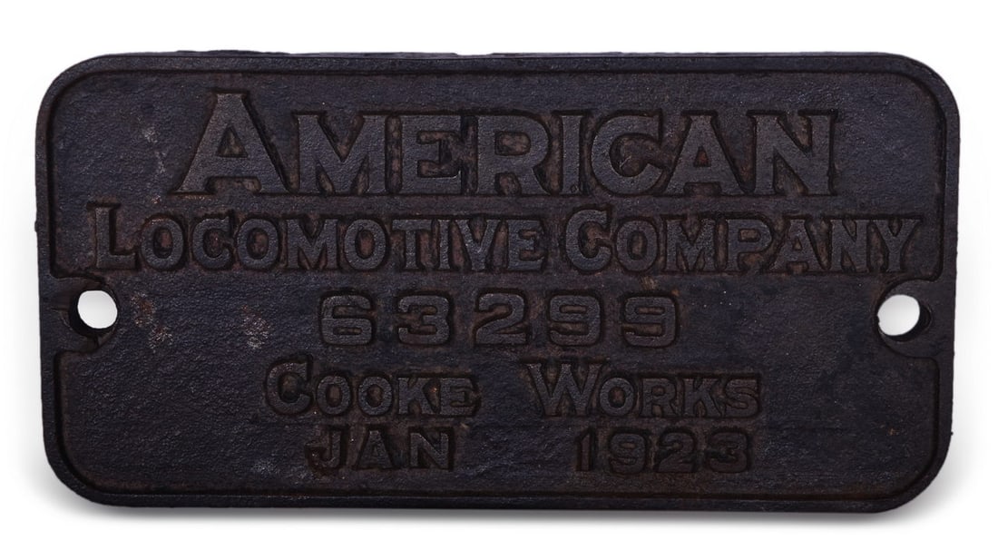 American Works Builders Plate Laclede Steel Co. 3 Auction