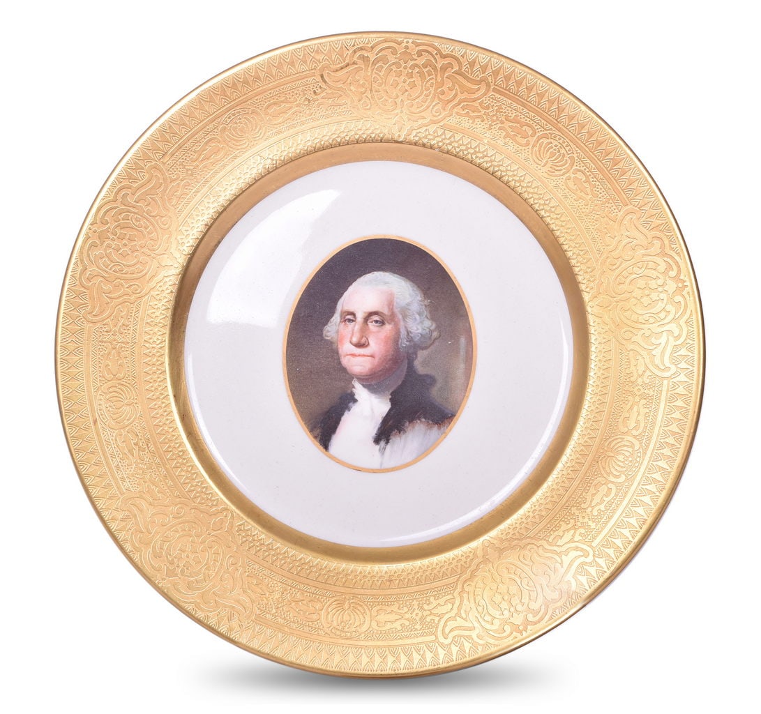 Chesapeake & Ohio Railroad George Washington Service Plate 10 3/4" (1 of 4)