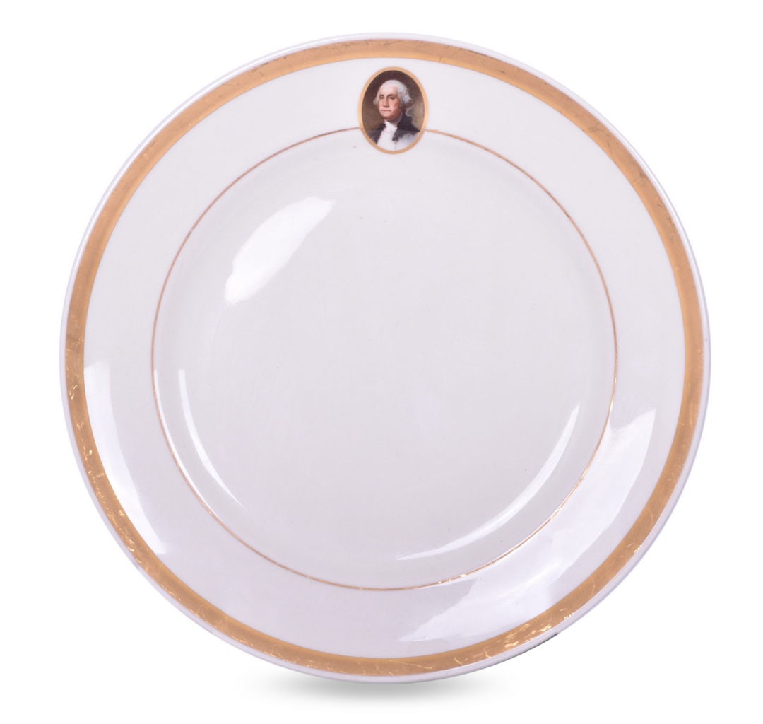 Chesapeake & Ohio Railroad George Washington Dinner Plate 9" (1 of 4)
