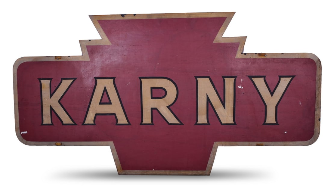Pennsylvania Railroad Karny Tower Sign (1 of 4)