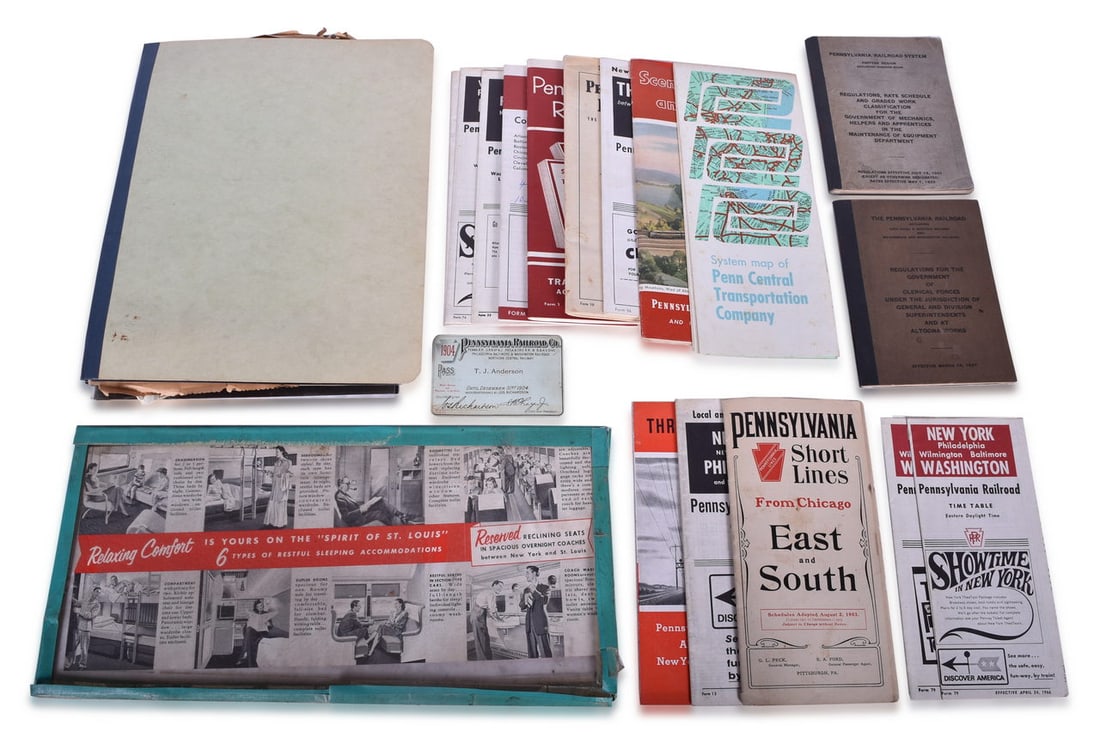 Pennsylvania Railroad Assorted Paper Group (1 of 3)