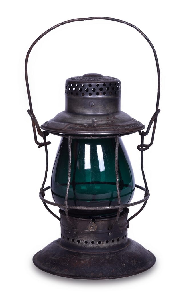 Adlake Reliable New York, Ontario and Western Railroad Red Globe Bell Bottom: Adlake Reliable New York, Ontario and Western Railroad Red Globe Bell Bottom Adams & Westlake Reliable lantern for the New York, Ontario and Western. Last patent date of Apr. 1, 1913. The shoulder of 