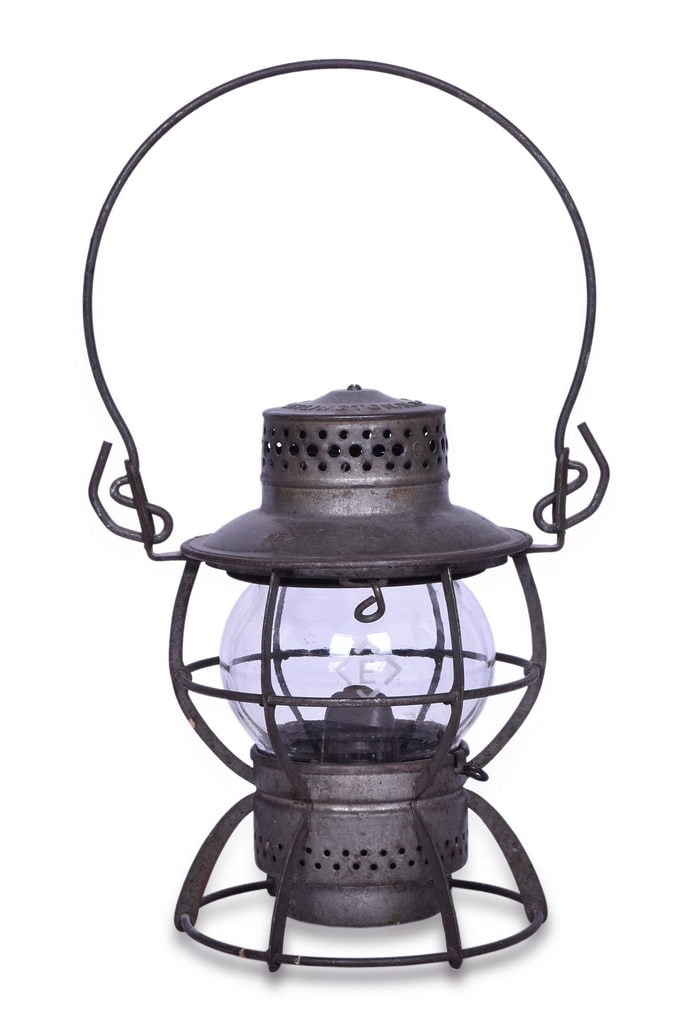 Dressel Erie Railroad Clear Globe Lantern w/ Etched Diamond Logo (1 of 5)