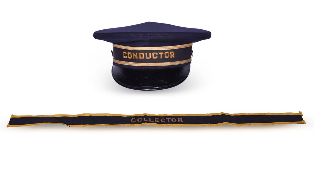Monon Railroad Conductors Cap and Ticket Collector Band (1 of 3)