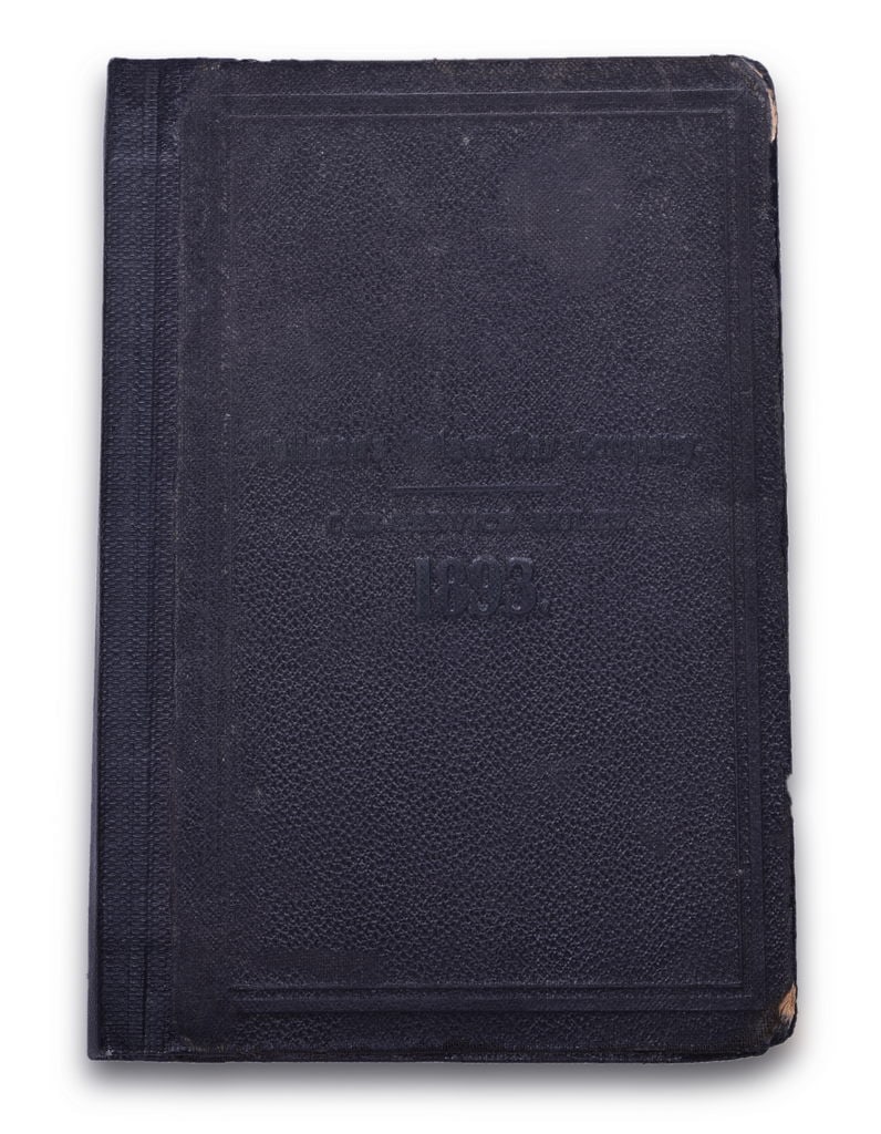 1893 Pullman Palace Car Company Service Rules Railroad Book (1 of 3)