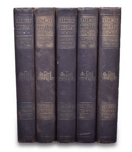 Five Railroad Library Railway Training Institute Books - Air Brake Practice, Locomotive Practice,: Five Railroad Library Railway Training Institute Books - Air Brake Practice, Locomotive Practice, and Train Operation PracticeA group of five books of Railway Training by Railway Men for Railway Men f