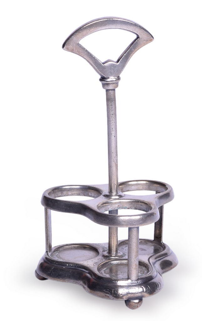 1922 Seaboard Air Line Railroad Silver Cruet Set Holder (1 of 3)