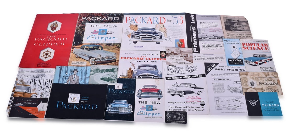 23 Pieces of 1950s Packard Automobile Sales and Promotional Literature (1 of 4)