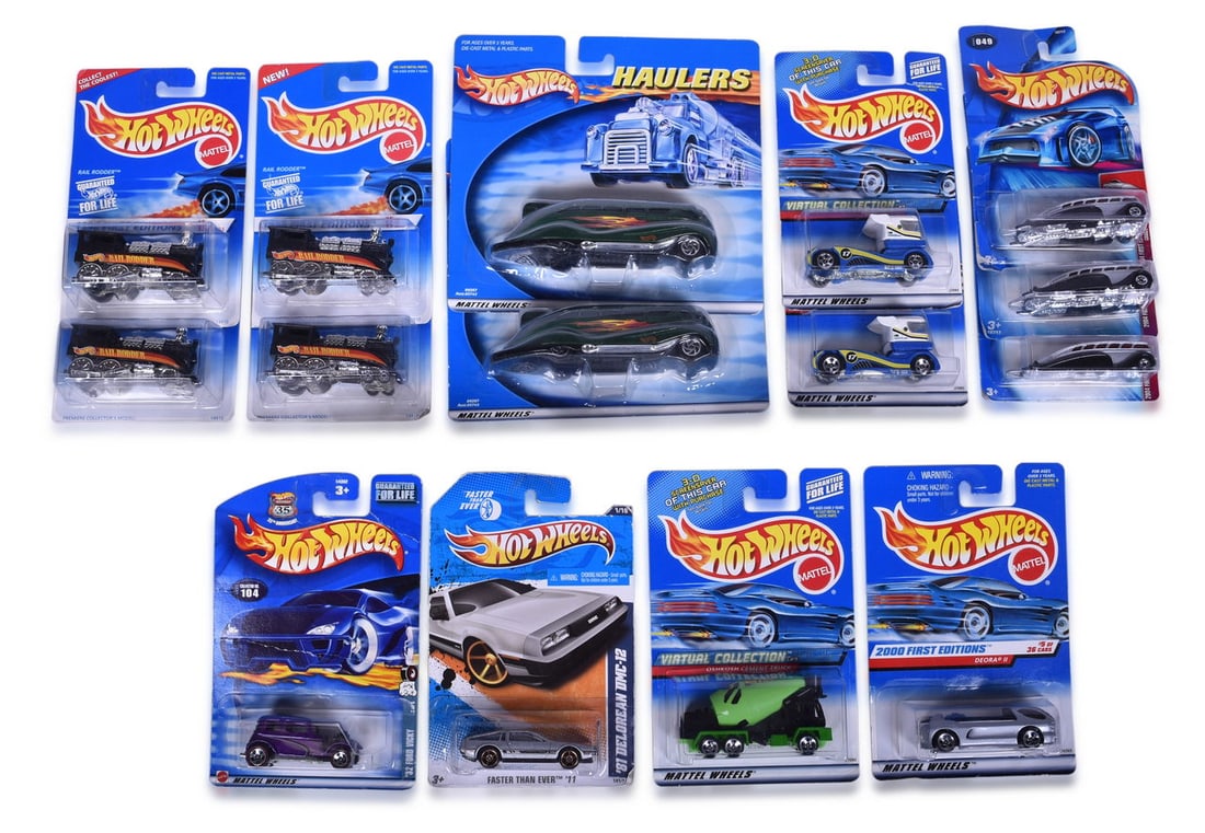 Group of Fifteen Hot Wheels Die Cast Cars Mint on Card - Haulers, First Editions, and More (1 of 3)