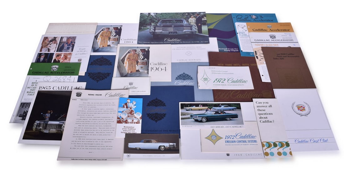 32 Pieces of 1964-1968 Cadillac Promotional and Sales Literature (1 of 3)