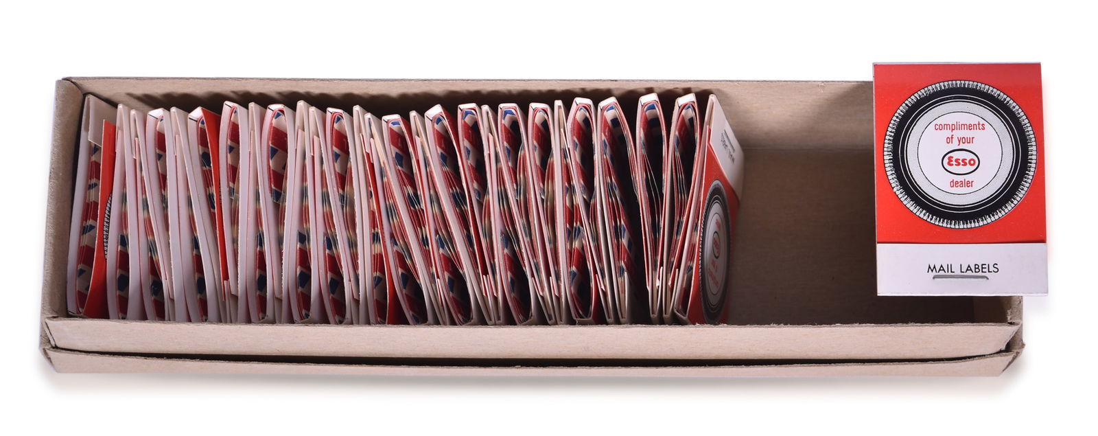 Group of 28 Esso / Atlas Tire Mailing Label Stamp Booklets (1 of 2)