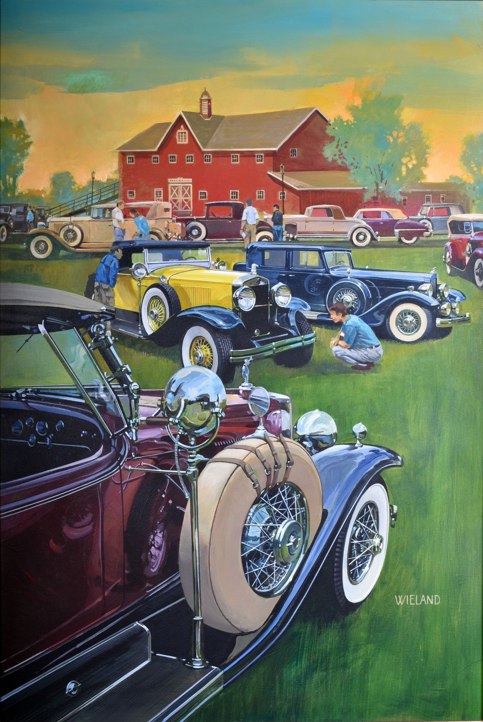 Packard Gilmore Show Field - Original Painting (1 of 7)