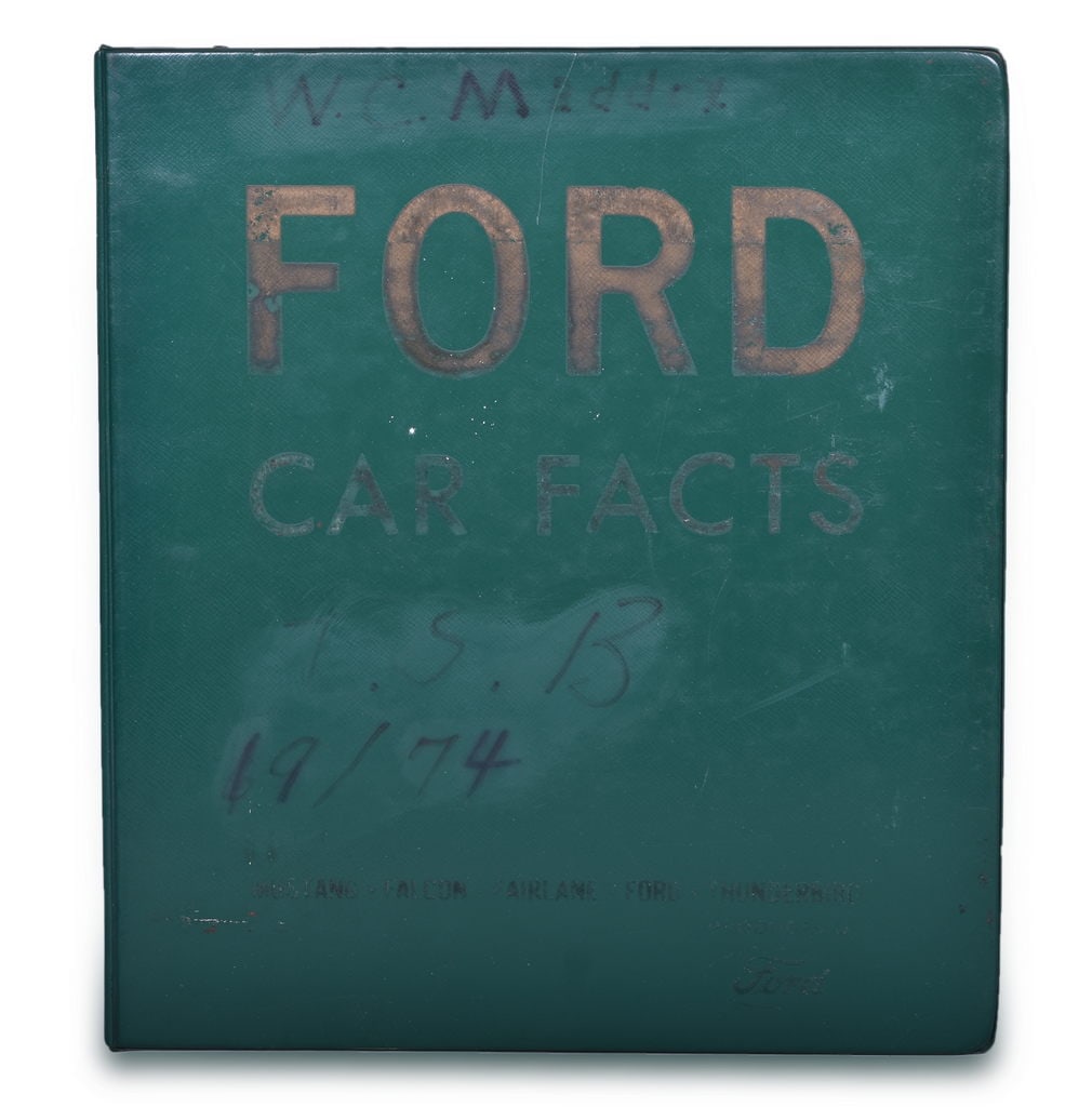 1969 Ford Dealership Car Fact Book - Mustang, Falcon, Thunderbird, F Series, and More (1 of 3)