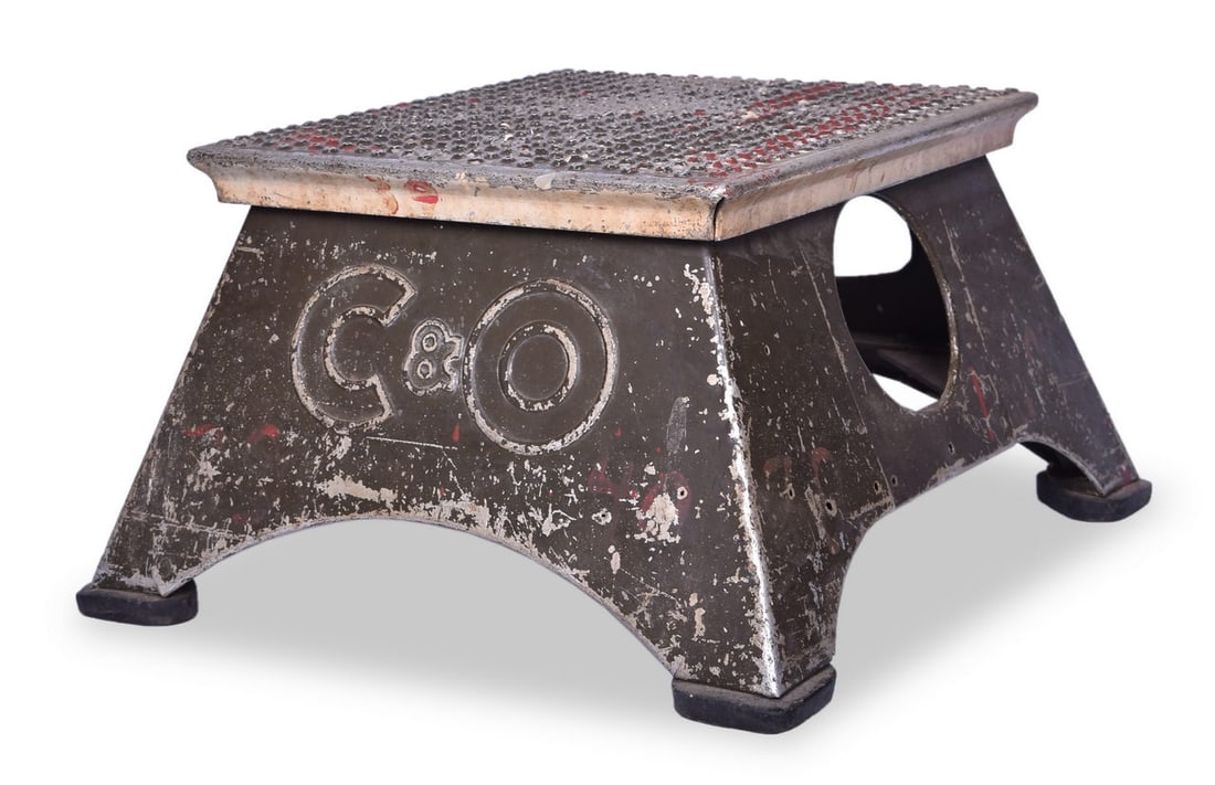 Chesapeake and Ohio Railroad Embossed Step Box (1 of 5)