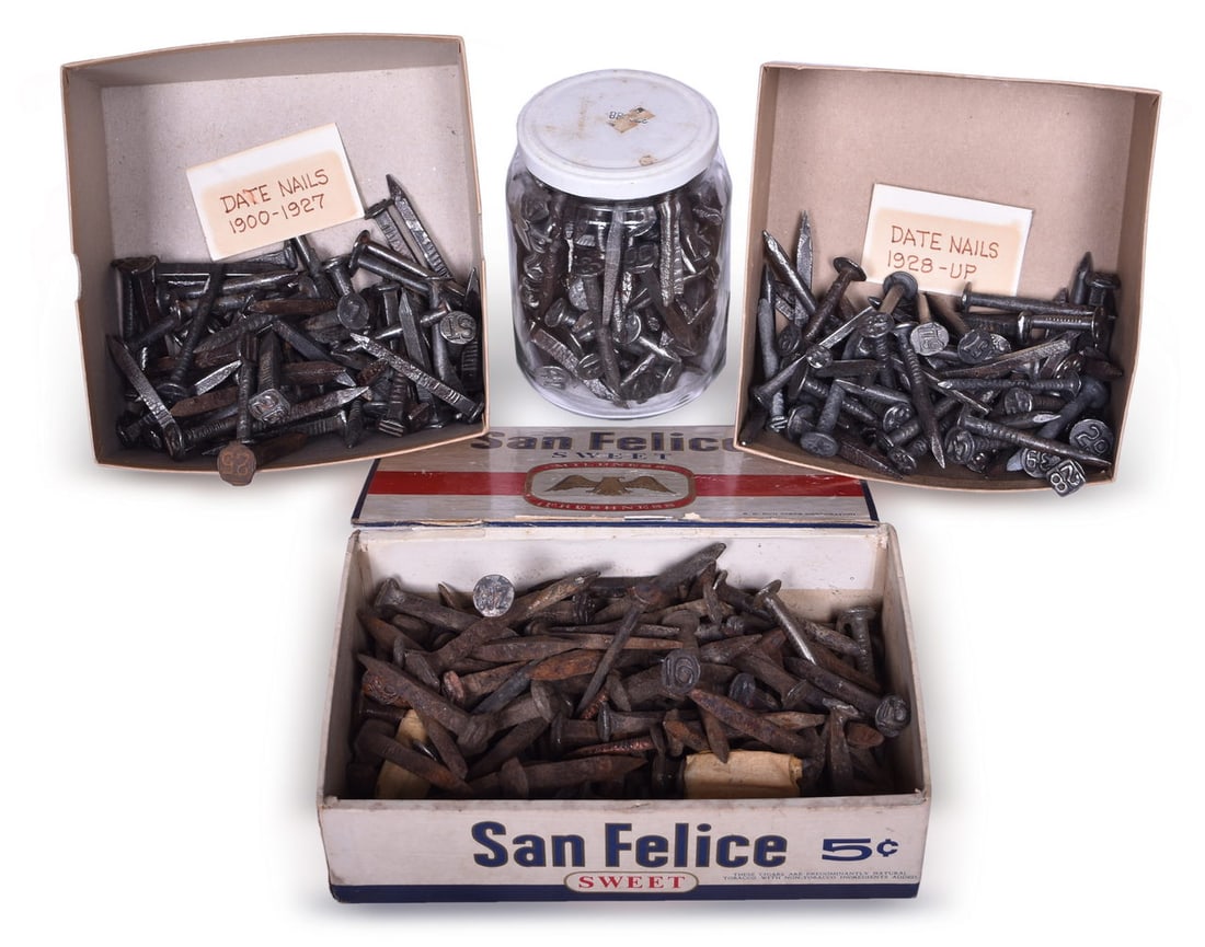 Large Group of Date Nails (1 of 3)