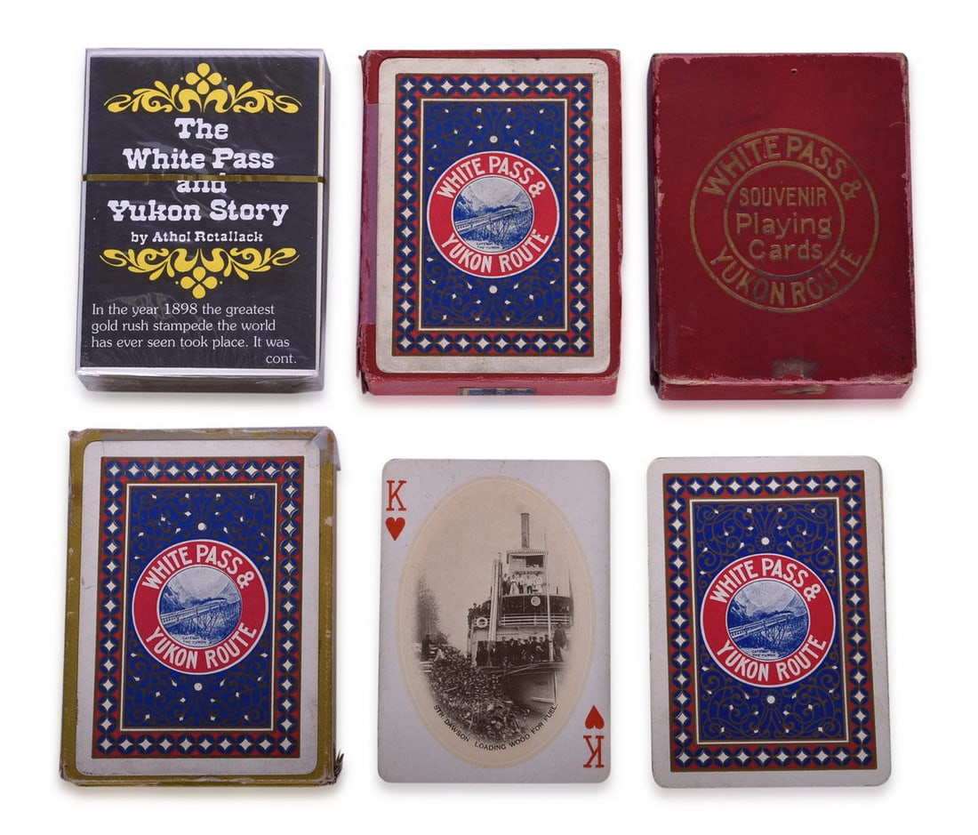 Four White Pass & Yukon Route Playing Card Decks (1 of 2)