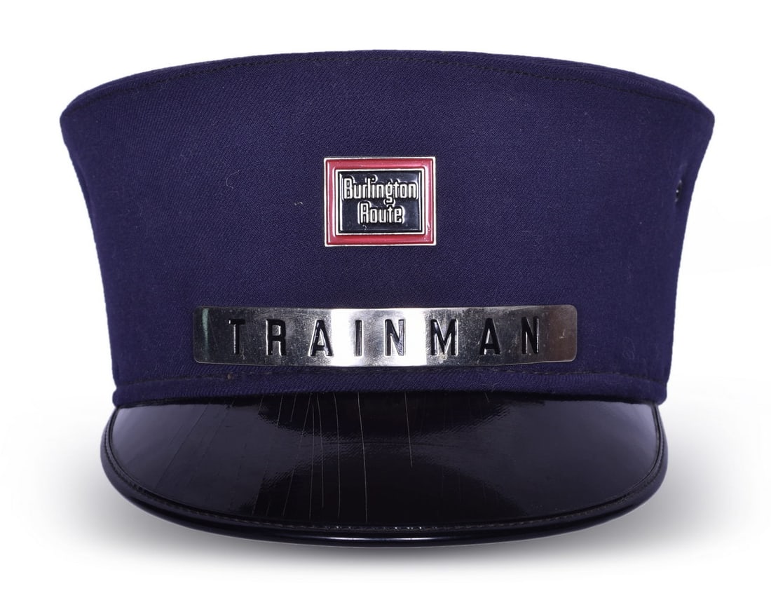 Chicago, Burlington & Quincy Railroad Burlington Route Trainman Cap - Carlson & Company (1 of 3)