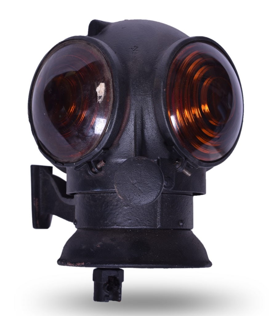 Partially Restored Adlake Railroad Marker Lamp (1 of 4)