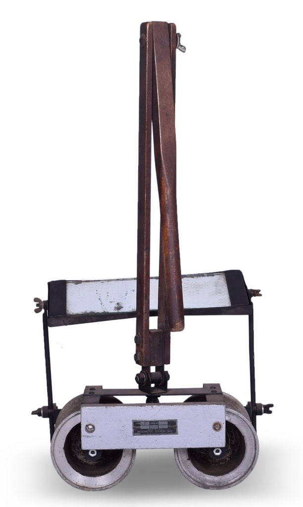 Magnetic Signal Co. Railroad Track Rolling Car Inspection Mirror (1 of 4)